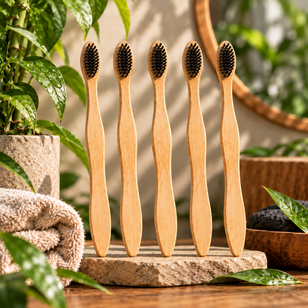 Bamboo Toothbrush (Pack of 5)
