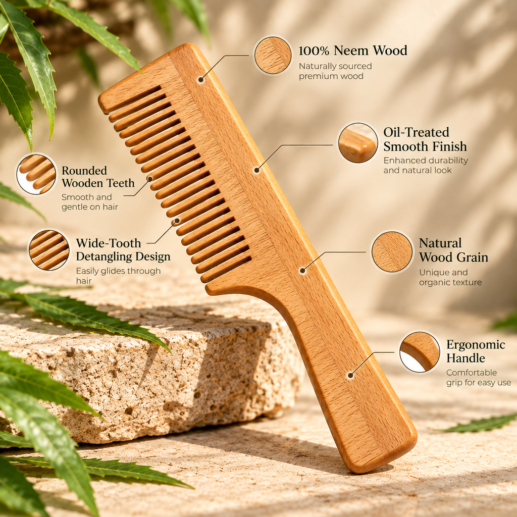 Neem Comb (Pack of 1)